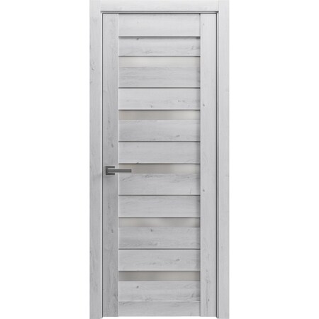 Sartodoors Sturdy Dbl Barn Door 36 x 96in, Quadro 4113 Matte Black Frosted Glass, SS 13FT Rail Hangers Heavy Set QUADRO4113DB-S-BLK-3696